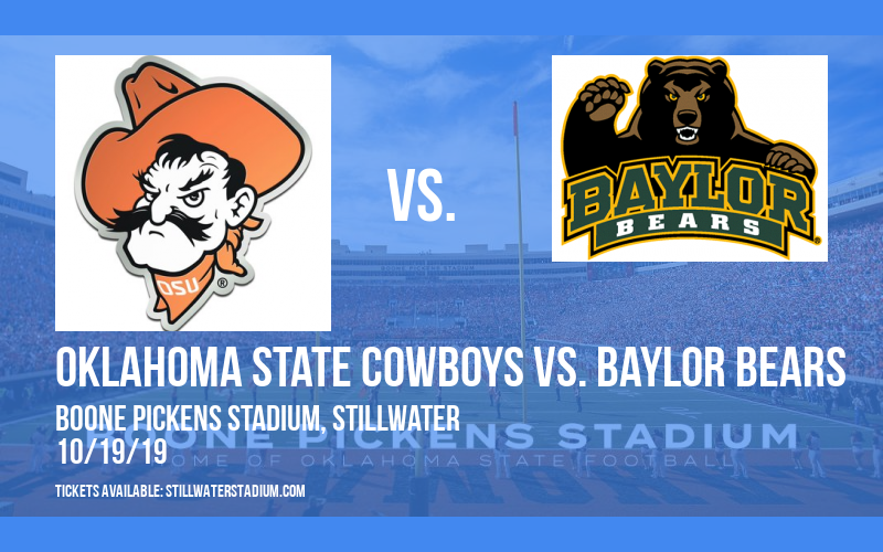 PARKING: Oklahoma State Cowboys vs. Baylor Bears at Boone Pickens Stadium tickets PARKING: Oklahoma State Cowboys vs. Baylor Bears at Boone Pickens Stadium
