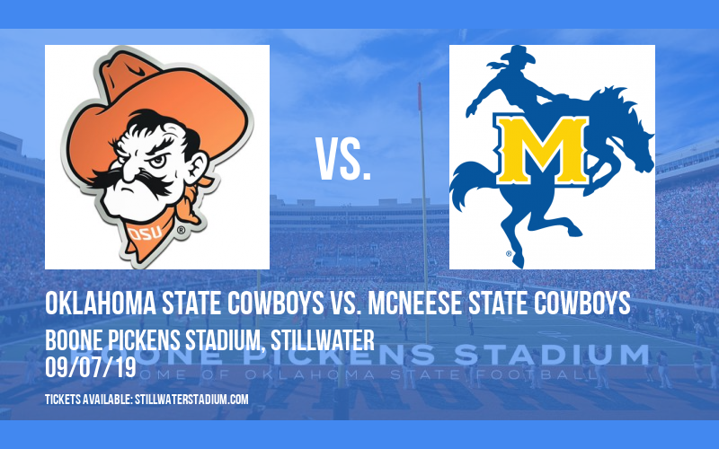 Oklahoma State Cowboys vs. McNeese State Cowboys at Boone Pickens Stadium tickets Oklahoma State Cowboys vs. McNeese State Cowboys at Boone Pickens Stadium